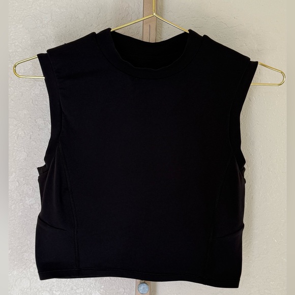 Lululemon Sweat Intention Tank Black Size 6 Nulu - Picture 3 of 11